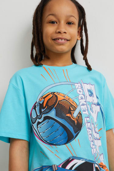 Kids Boys - Rocket League - short sleeve T-shirt - turquoise