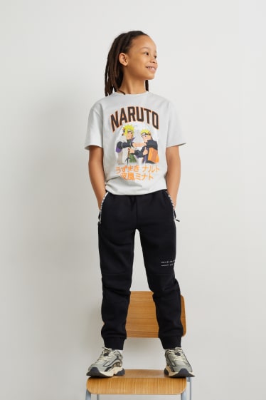 Reverskraag - Naruto - T-shirt - lichtblauw