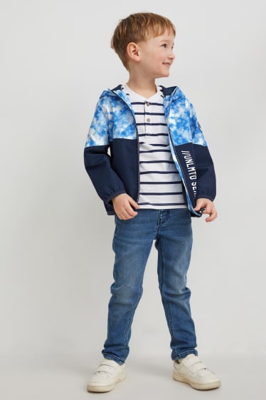 Toddler Boys - Jas met capuchon - donkerblauw