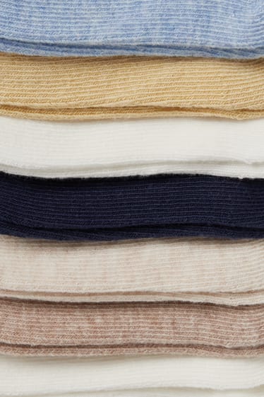 Bébé garçons - Lot de 7 - socquettes de sport pour bébé - bleu foncé