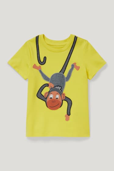 Exclu web - Ensemble - T-shirt et short - 2 pièces - jaune