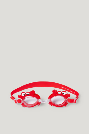 Bambine: - Occhiali da nuoto - rosso