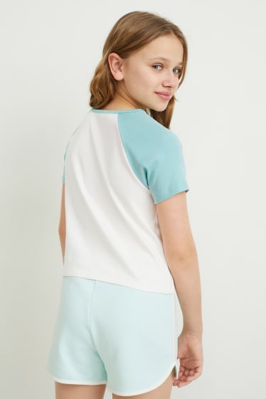 Kids Girls - Tricou cu mânecă scurtă - alb-crem