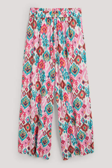 Kids Girls - Hose - gemustert - rosa