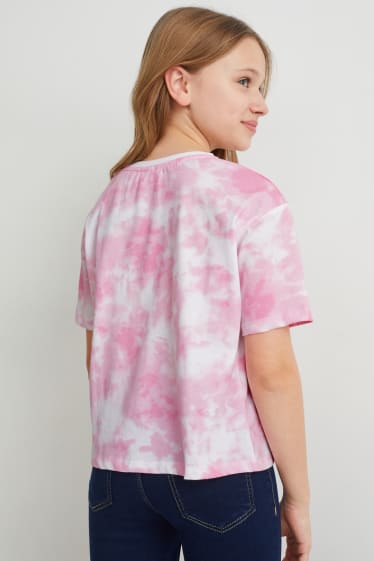 Bambine: - Sonic - maglia a maniche corte - bianco / rosa