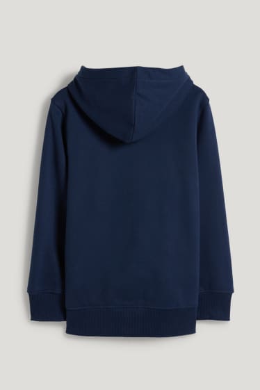 Kids Boys - Zip-through sweatshirt with hood - genderneutral - dark blue