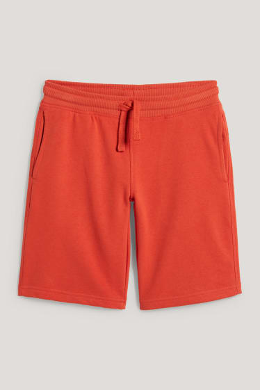 Bambini: - Shorts di felpa - arancio scuro