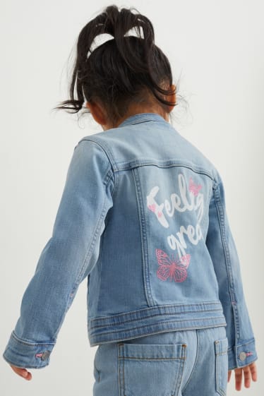 Toddler Girls - Jachetă din denim - denim-albastru deschis