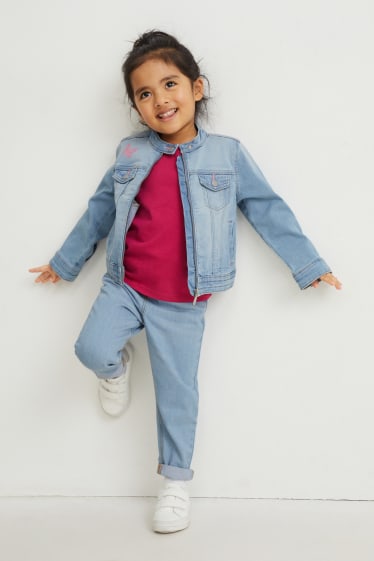 Toddler Girls - Spijkerjasje - jeanslichtblauw