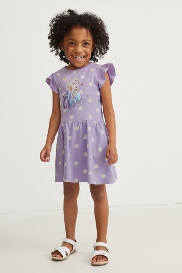 Nena petita - Paquet de 3 - Frozen - vestit - violeta clar