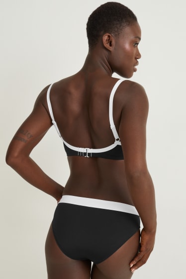 Femei - Top bikini cu armătură - vătuit - LYCRA® XTRA LIFE™ - negru