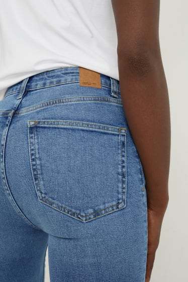 Dámské - Flared jeans - high waist - LYCRA® - džíny - světle modré