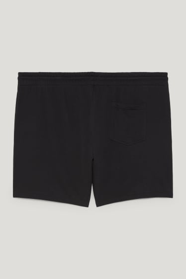 Uomo XL - Shorts di felpa - nero