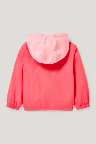 Batolata dívky - Bunda s kapucí - růžová
