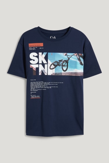 Garçons - T-shirt - bleu foncé