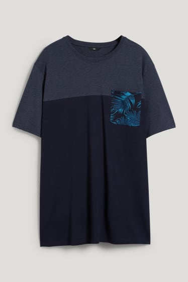Uomo XL - T-shirt - blu scuro