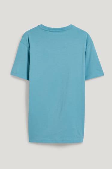 Reverskraag - Minecraft - T-shirt - turquoise