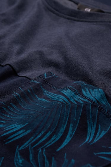 Uomo XL - T-shirt - blu scuro