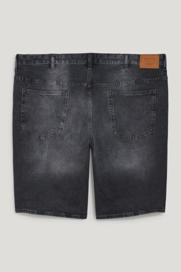 Herren XL - Jeans-Shorts - LYCRA® - jeans-grau