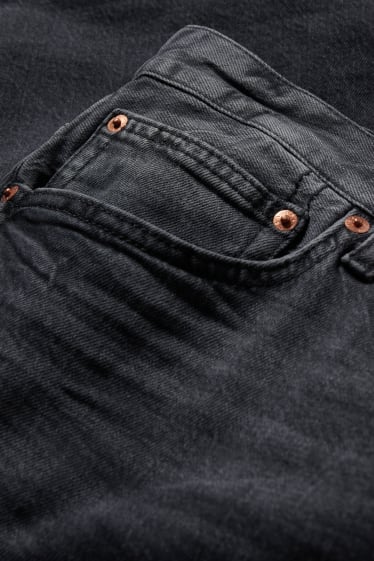 Herren XL - Jeans-Shorts - LYCRA® - jeans-grau