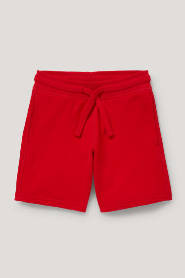 Toddler Boys - Bermuda di felpa - rosso