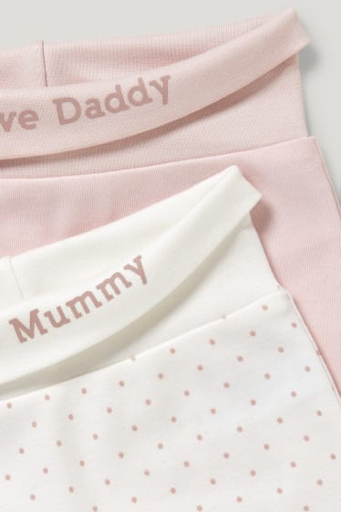 Baby Girls - Multipack of 2 - newborn trousers - white