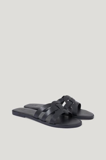 Mujer - Sandalias - polipiel - negro