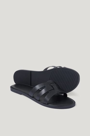 Mujer - Sandalias - polipiel - negro