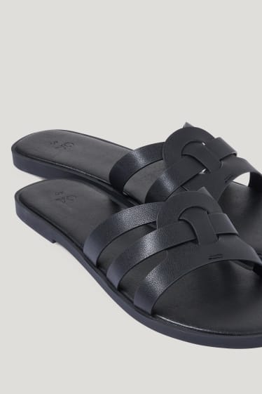 Mujer - Sandalias - polipiel - negro