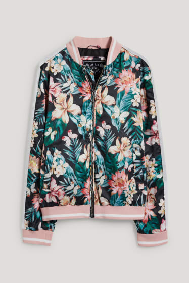 Niñas - Cazadora - estampada - verde