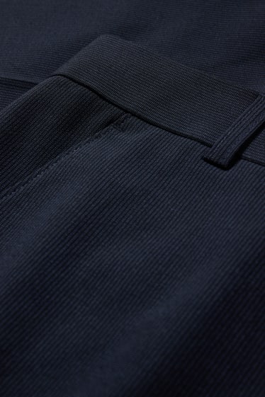 Pánské XL - Oblekové kalhoty - regular fit - Flex - tmavomodrá