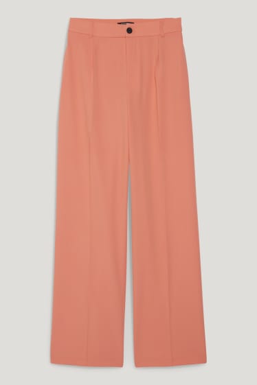 Clockhouse Girls - CLOCKHOUSE - pantaloni - a vita alta - gamba larga - arancione
