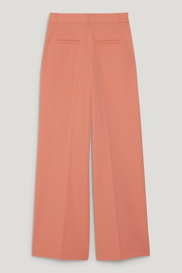 Clockhouse Girls - CLOCKHOUSE - pantaloni - a vita alta - gamba larga - arancione