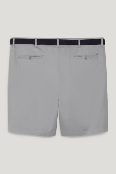 Heren XL - Shorts met riem - licht beige
