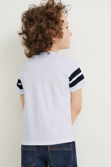 Garçons - Lot de 2 - Super Mario - T-shirts - bleu foncé