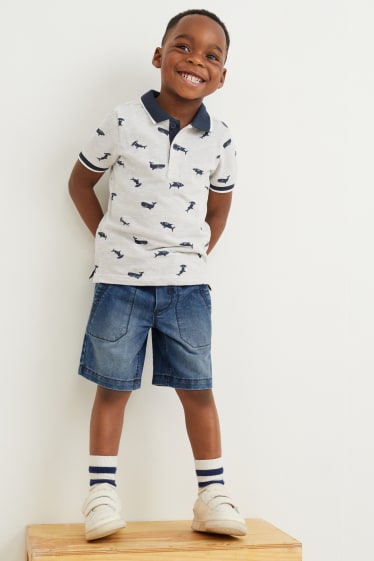 Toddler Boys - Multipack 3er - Jeans-Bermudas - jeans-hellblau