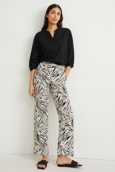 Dames - Blouse - zwart