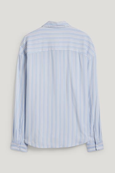 Clockhouse Girls - CLOCKHOUSE - Bluse - mit Livaeco™-Fasern - gestreift - hellblau