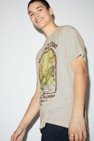 Clockhouse Boys - Tricou - Grateful Dead - bej
