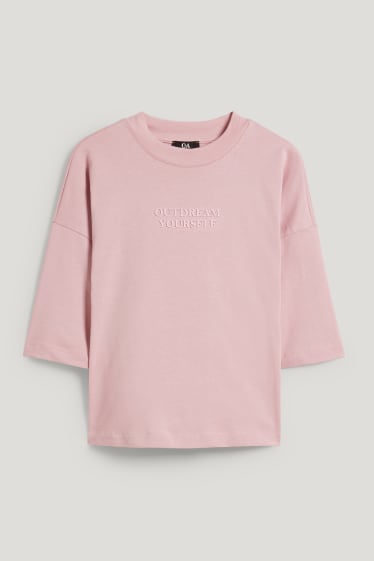 Damen - T-Shirt - rosa