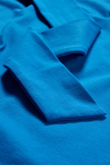 Dámské - Těhotenské šaty - modrá