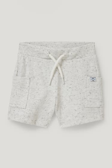 Baby Boys - Pantaloni scurți bebeluși - gri deschis melanj
