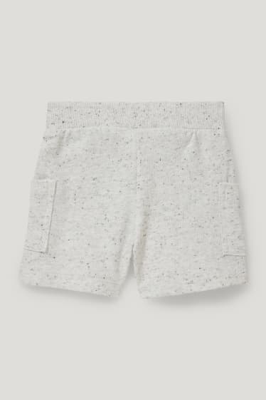 Baby Boys - Pantaloni scurți bebeluși - gri deschis melanj