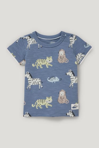 Baby Boys - Tricou cu mânecă scurtă bebeluși - cu model - albastru