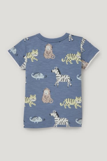 Baby Boys - Tricou cu mânecă scurtă bebeluși - cu model - albastru
