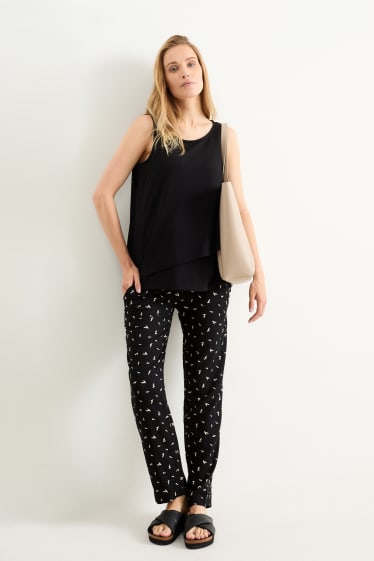Donna - Pantaloni premaman - fantasia - nero