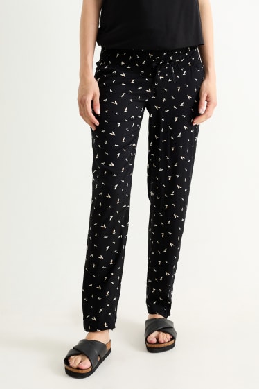 Donna - Pantaloni premaman - fantasia - nero