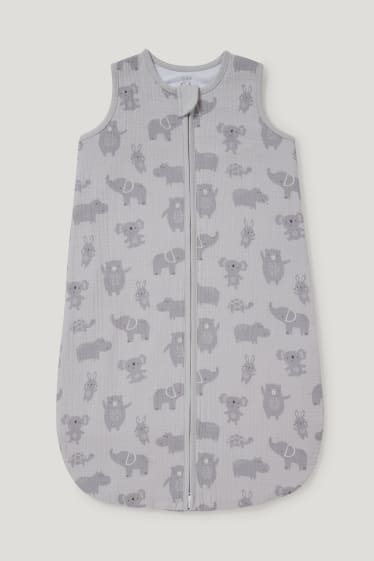 Bébé filles - Gigoteuse - 6-18 mois - à motif - gris