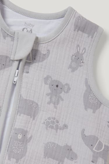 Bébé filles - Gigoteuse - 6-18 mois - à motif - gris