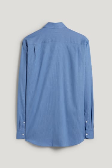 Herren - Businesshemd - Regular Fit - Kent - bügelleicht - blau